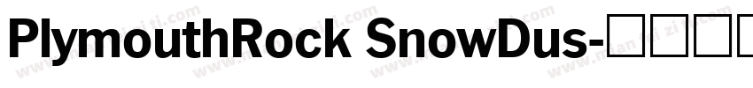 PlymouthRock SnowDus字体转换